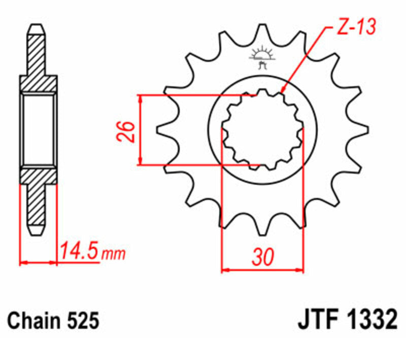 JTSPR FR SPROC 525 STEEL ST 1332, 17