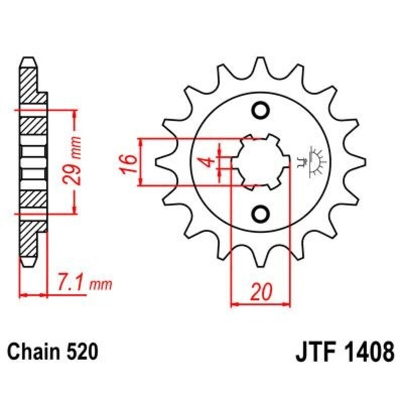 JTSPR FR SPROC 520 STEEL ST 1408, 15