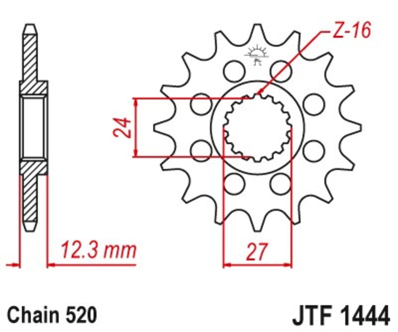 JTSPR FR SPROC 520 STEEL ST 1444, 17