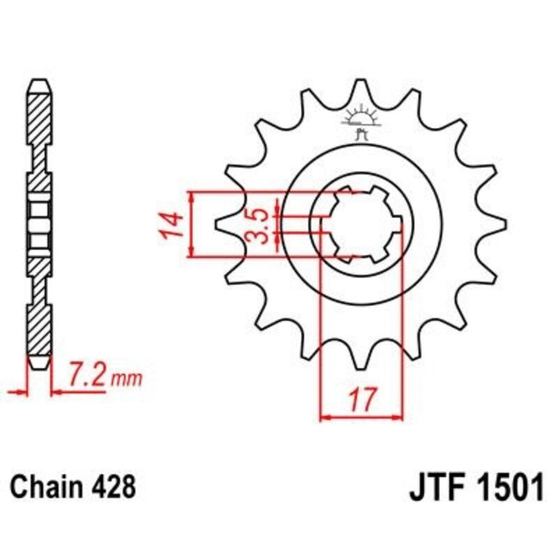 JTSPR FR SPROC 428 STEEL ST 1501, 13