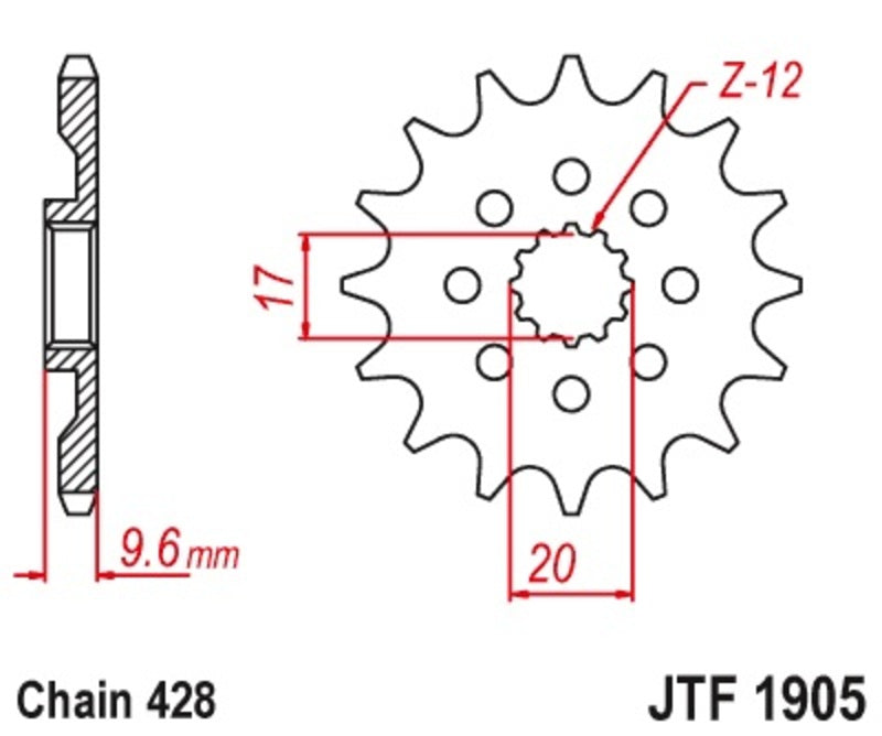 JTSPR FR SPROC 428 STEEL ST 1905, 13