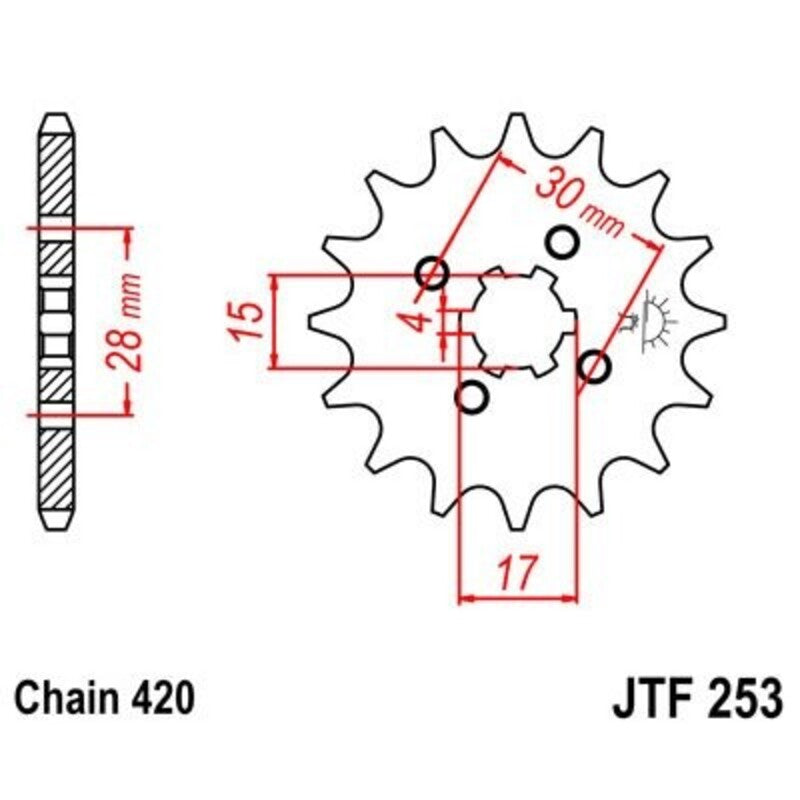JTSPR FR SPROC 420 STEEL ST 253, 16