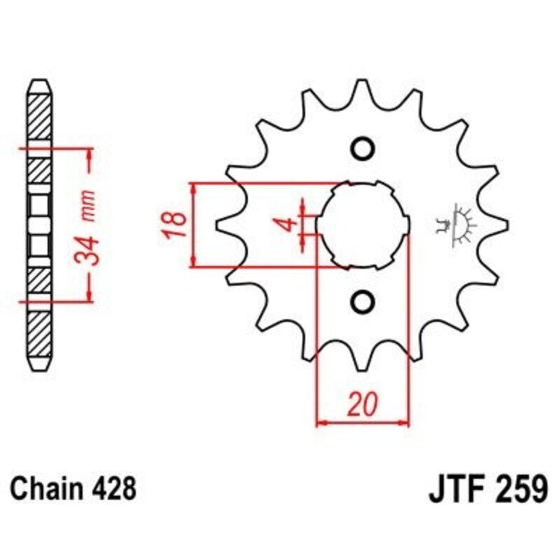 JTSPR FR SPROC 428 STEEL ST 259, 13