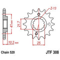 JTSPR FR SPROC 520 STEEL ST 308, 16