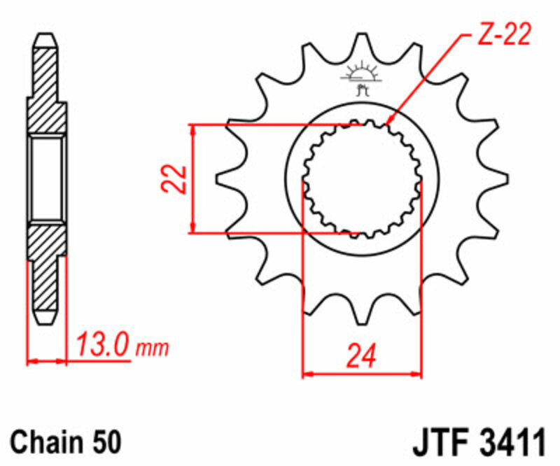 JTSPR FR SPROC 530 STEEL ST 3411, 16