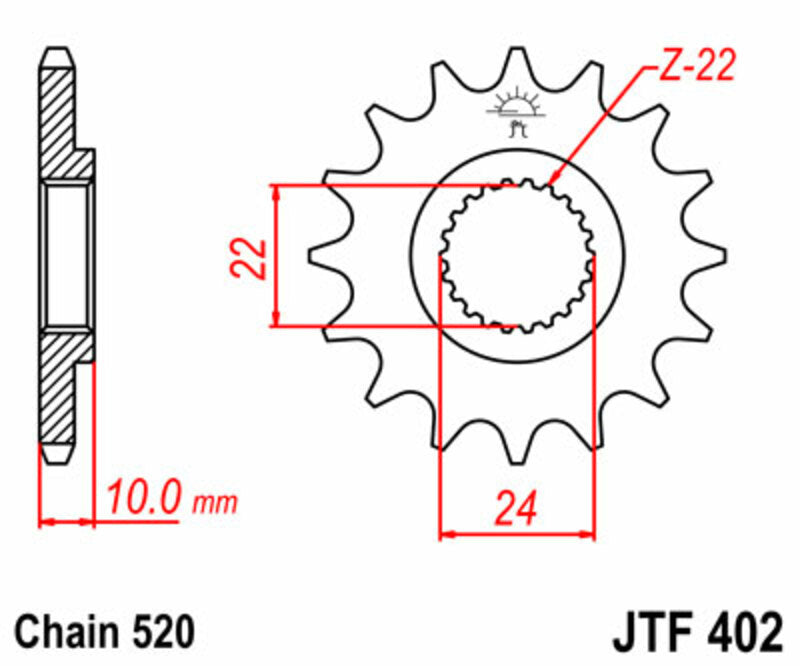 JTSPR FR SPROC 520 STEEL ST 402, 14