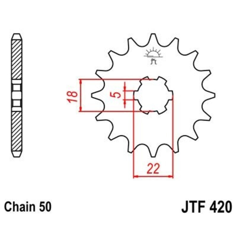 JTSPR FR SPROC 530 STEEL ST 420, 15