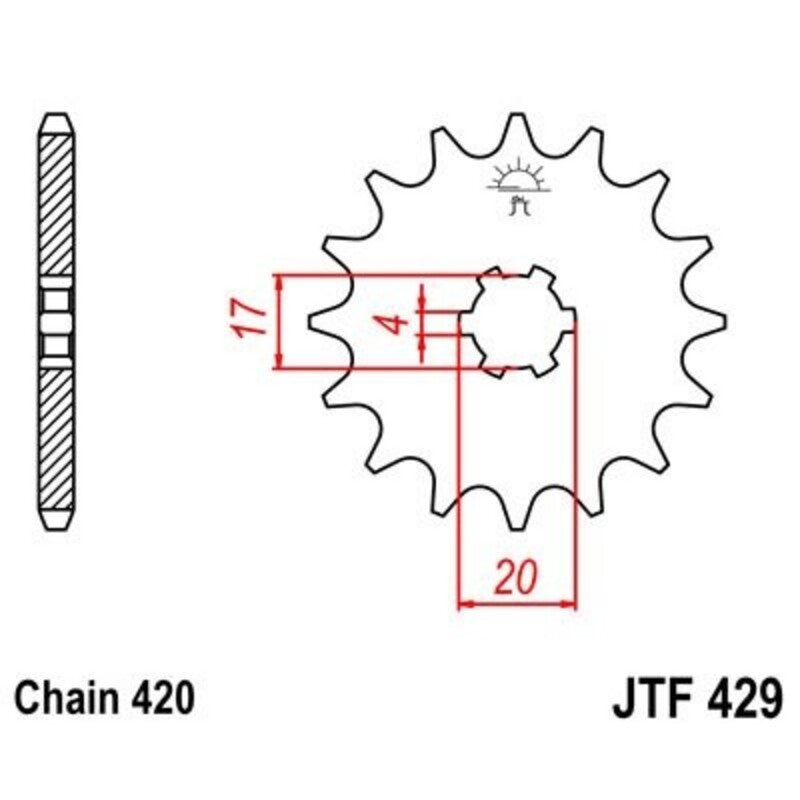 JTSPR FR SPROC 420 STEEL ST 429, 12