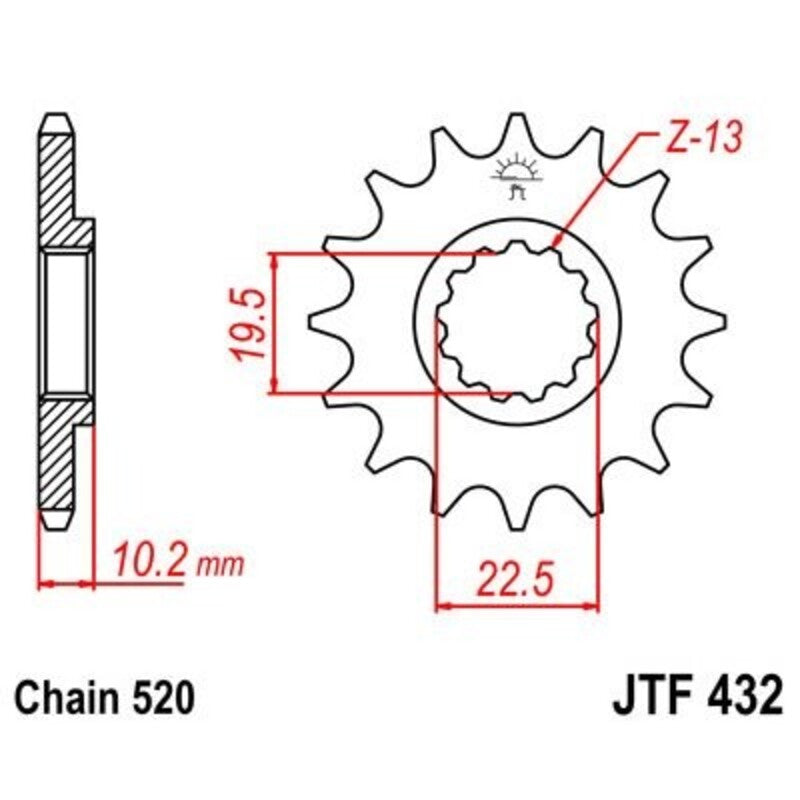 JTSPR FR SPROC 520 STEEL ST 432, 12