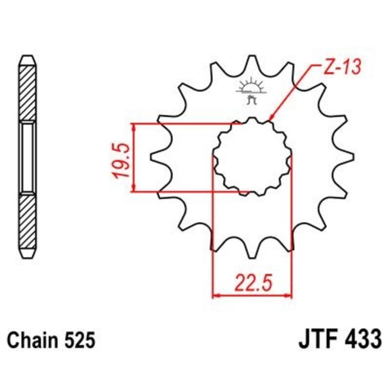 JTSPR FR SPROC 525 STEEL ST 433, 15
