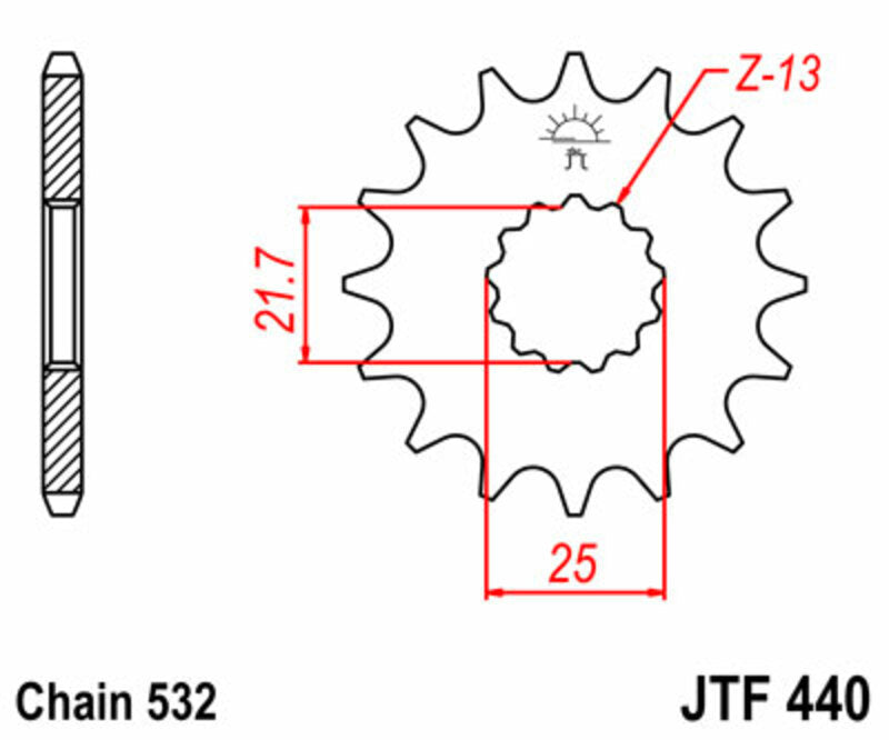 JTSPR FR SPROC 532 STEEL ST 440, 15