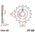 JTSPR FR SPROC 428 STEEL ST 555, 15
