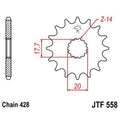 JTSPR FR SPROC 428 STEEL ST 558, 20