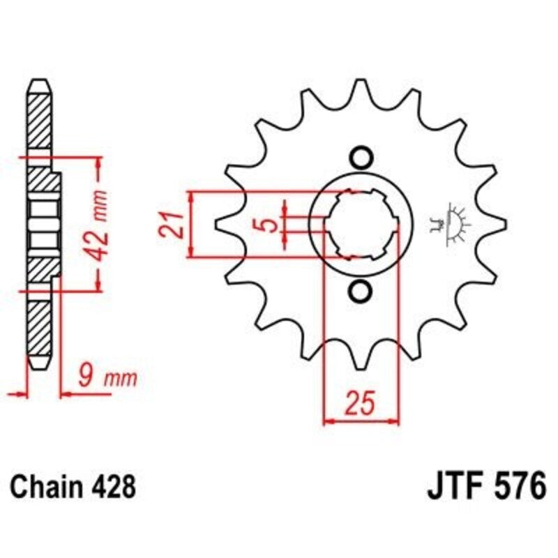 JTSPR FR SPROC 428 STEEL ST 576, 18
