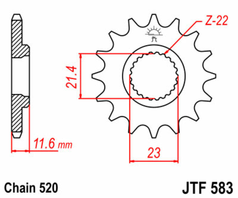 JTSPR FR SPROC 520 STEEL ST 583, 14
