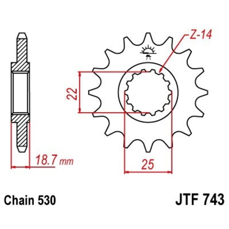 JTSPR FR SPROC 530 STEEL ST 743, 15
