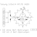 ESJOT FR SPROC 420 STEEL 13013, 12