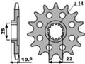 PBR FR SPROC 525 STEEL ST 2125, 15