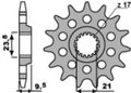 PBR FR SPROC 520 STEEL ST 2133, 15