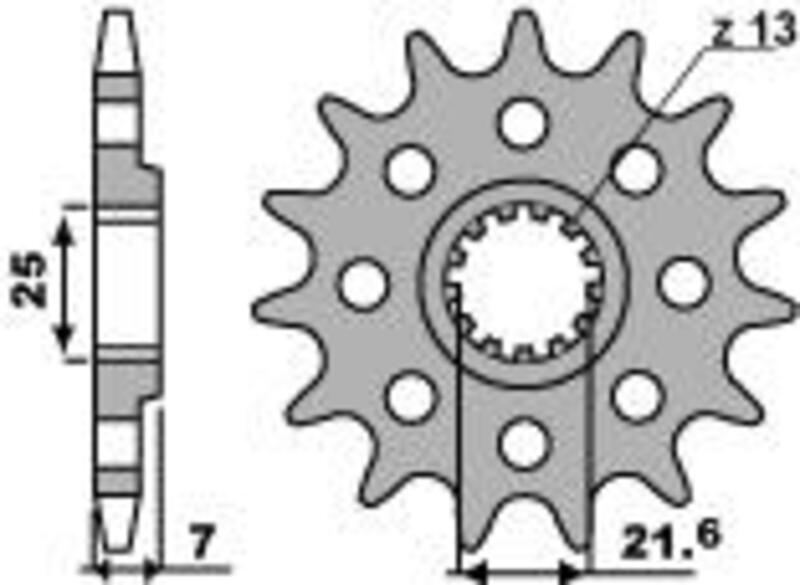 PBR FR SPROC 520 STEEL ST 2167, 15