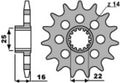 PBR FR SPROC 520 STEEL ST 2171, 15