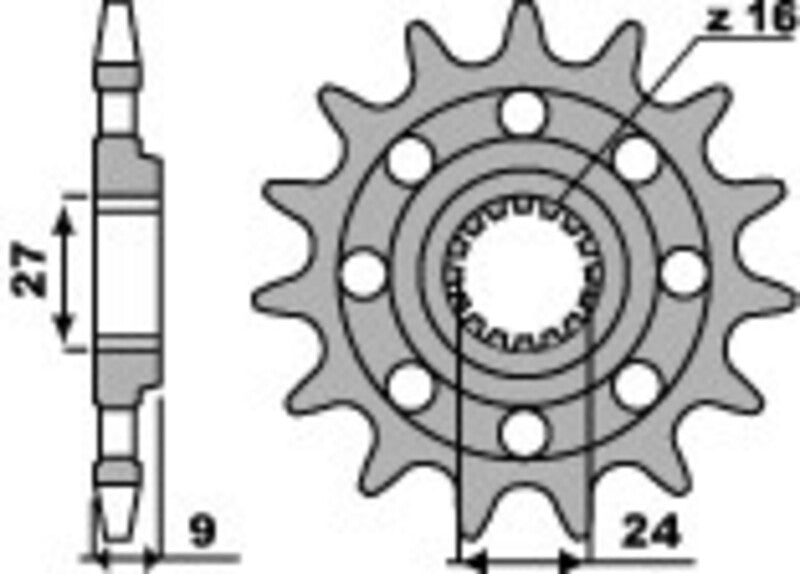 PBR FR SPROC 520 STEEL ST 2192, 17