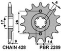 PBR FR SPROC 428 STEEL ST 2289, 14