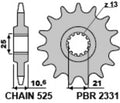 PBR FR SPROC 525 STEEL ST 2331, 15
