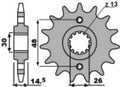 PBR FR SPROC 530 STEEL ST 339, 16