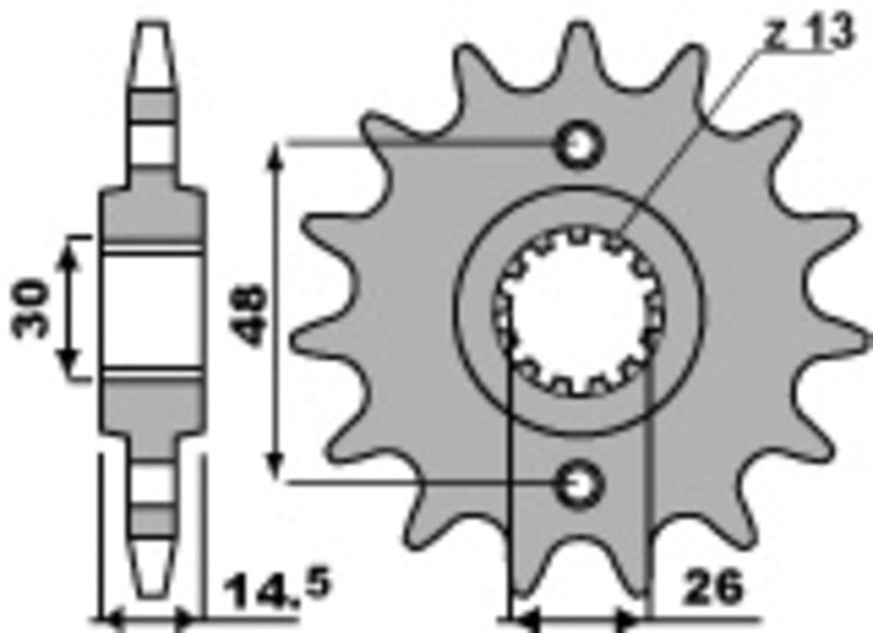 PBR FR SPROC 530 STEEL ST 339, 17