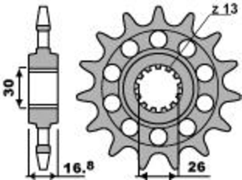 PBR FR SPROC 520 STEEL ST 347M, 14