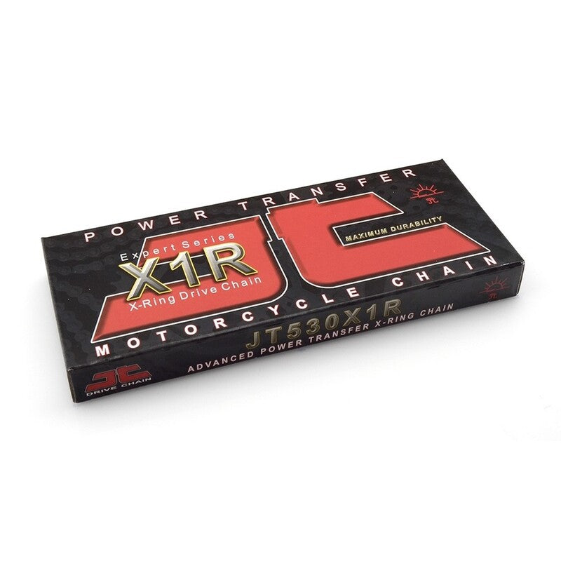 JTDRI CHAIN X1R 530 RIVET, BLK/STL, 114