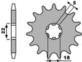 PBR FR SPROC 520 STEEL ST 423, 12