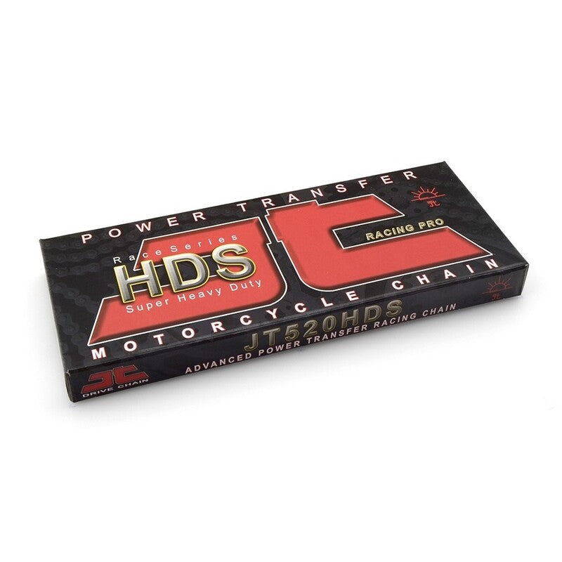 JTDRI CHAIN HDS 520 LO FIT, BLK/STL, 106
