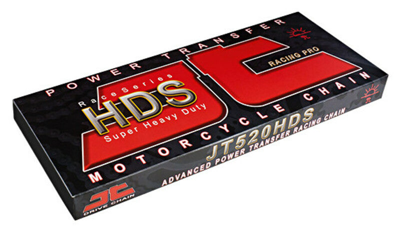 JTDRI CHAIN HDS 520 LO FIT, BLK/STL, 112