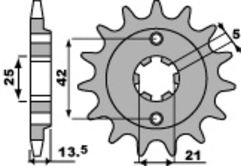 PBR FR SPROC 530 STEEL ST 494, 15
