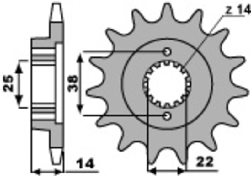 PBR FR SPROC 530 STEEL ST 497, 15