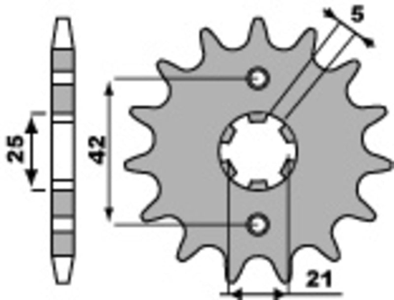PBR FR SPROC 520 STEEL ST 572, 12