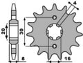 PBR FR SPROC 520 STEEL ST 718, 12