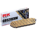 RK CHAIN EXW 520, GLD/BLK, 100