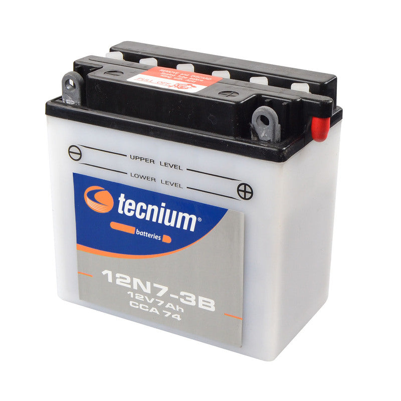 TECNI BATTERY 12N7-3B CONV W/ ACID