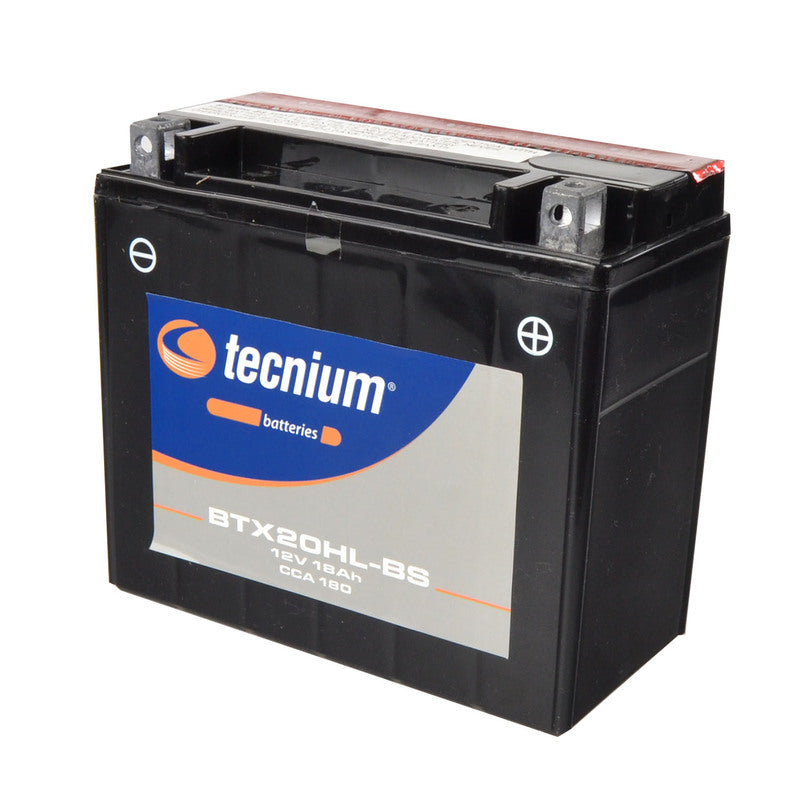 TECNI BATTERY BTX20HL-BS MF W/ ACID