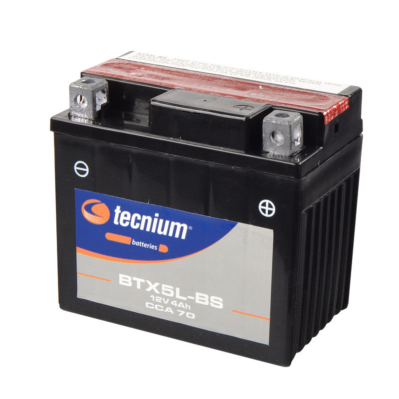 TECNI BATTERY BTX5L-BS MF W/ ACID