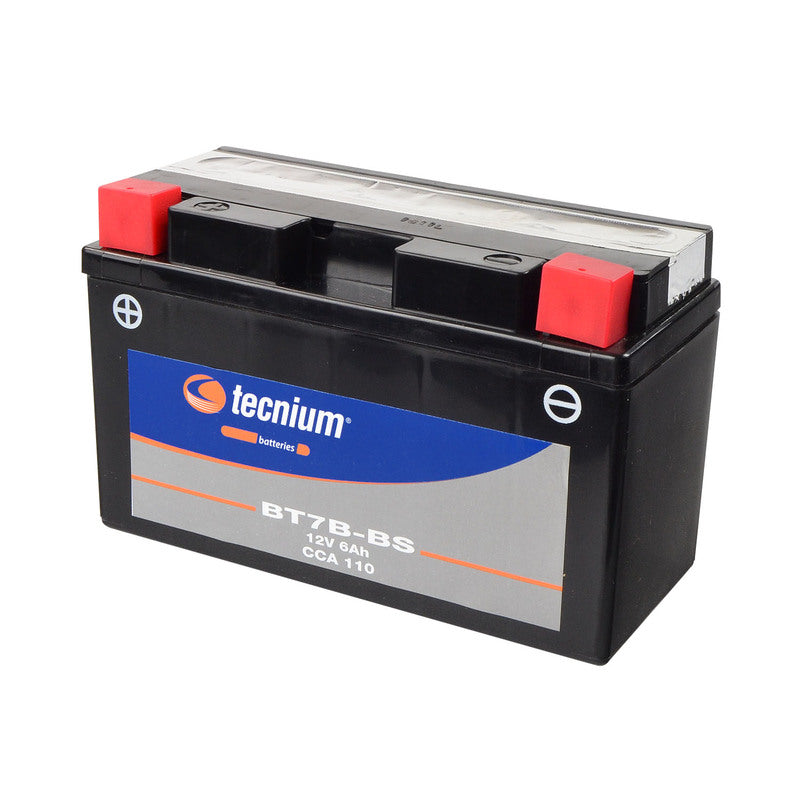 TECNI BATTERY BT7B-BS MF W/ ACID