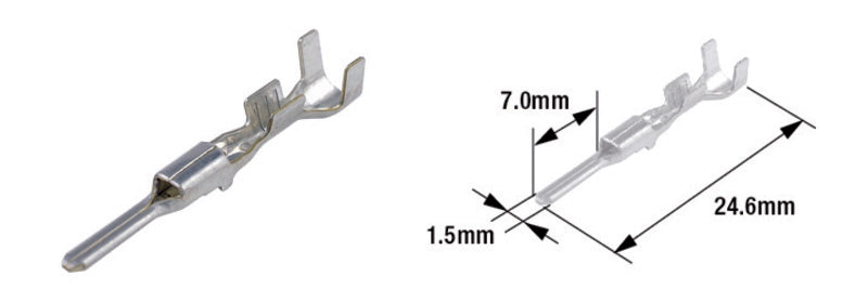 TOURM TERMINAL PIN 060WP MALE X50