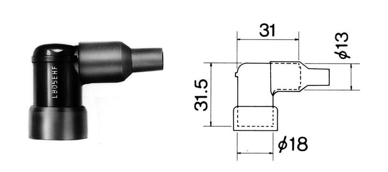 NGK SPARK PLUG CAP LB10EHAK