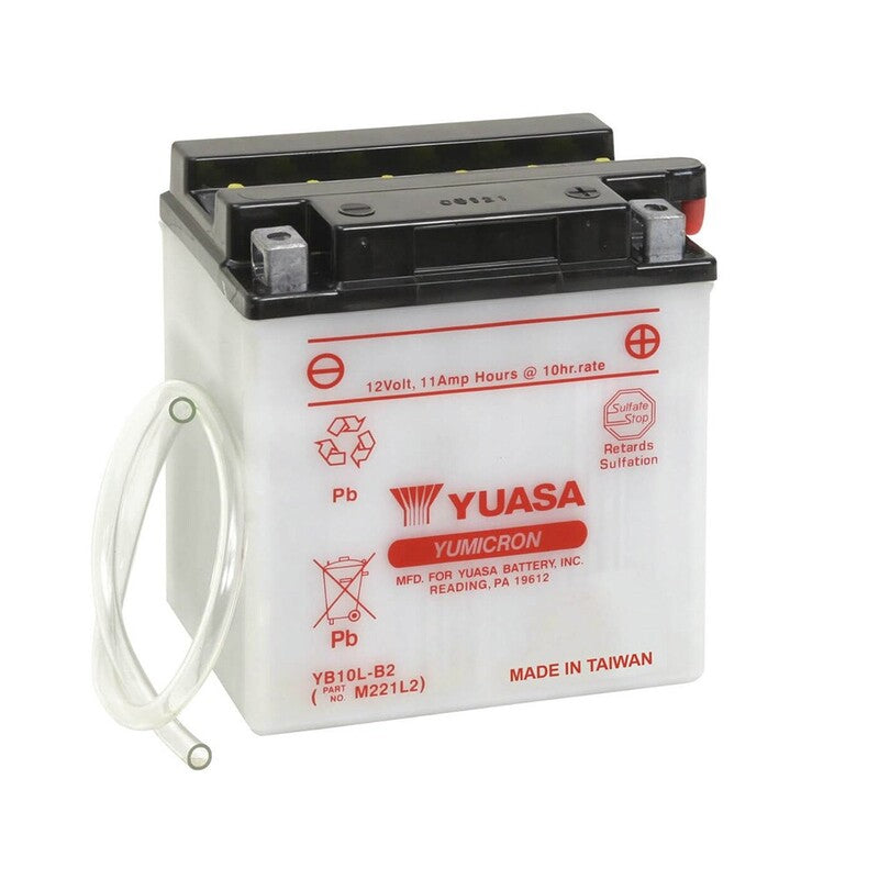 YUASA BATTERY YB10L-B2 CONV W/ ACID