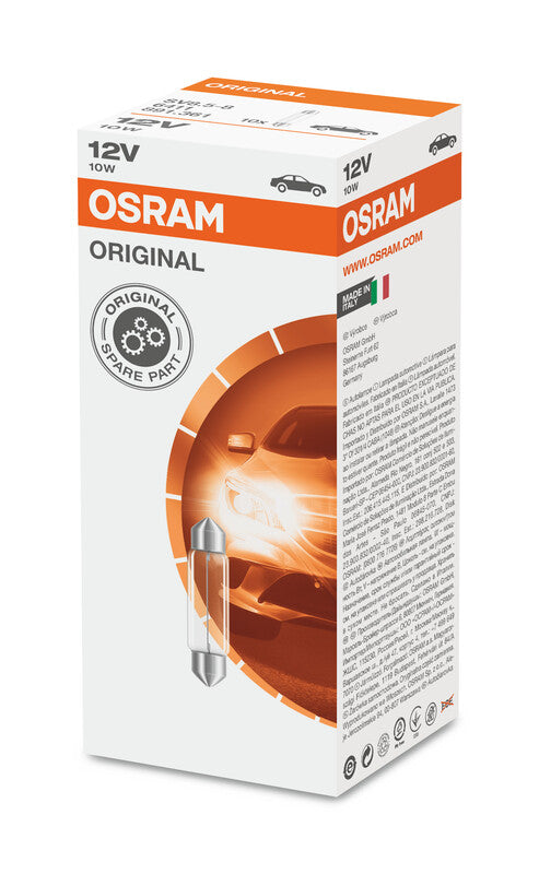OSRAM BULB ORIG 12V/10W X10