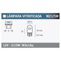 OSRAM BULB ORIG W21/5W 12V/21/5W X10