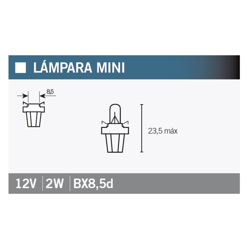 OSRAM BULB ORIG 12V/2W X10